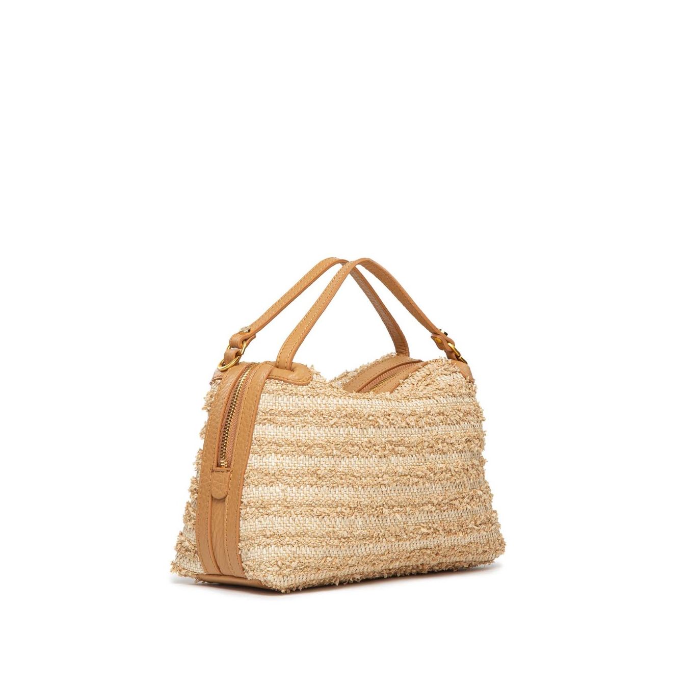 bauletto ALIFA in paglia nature lato