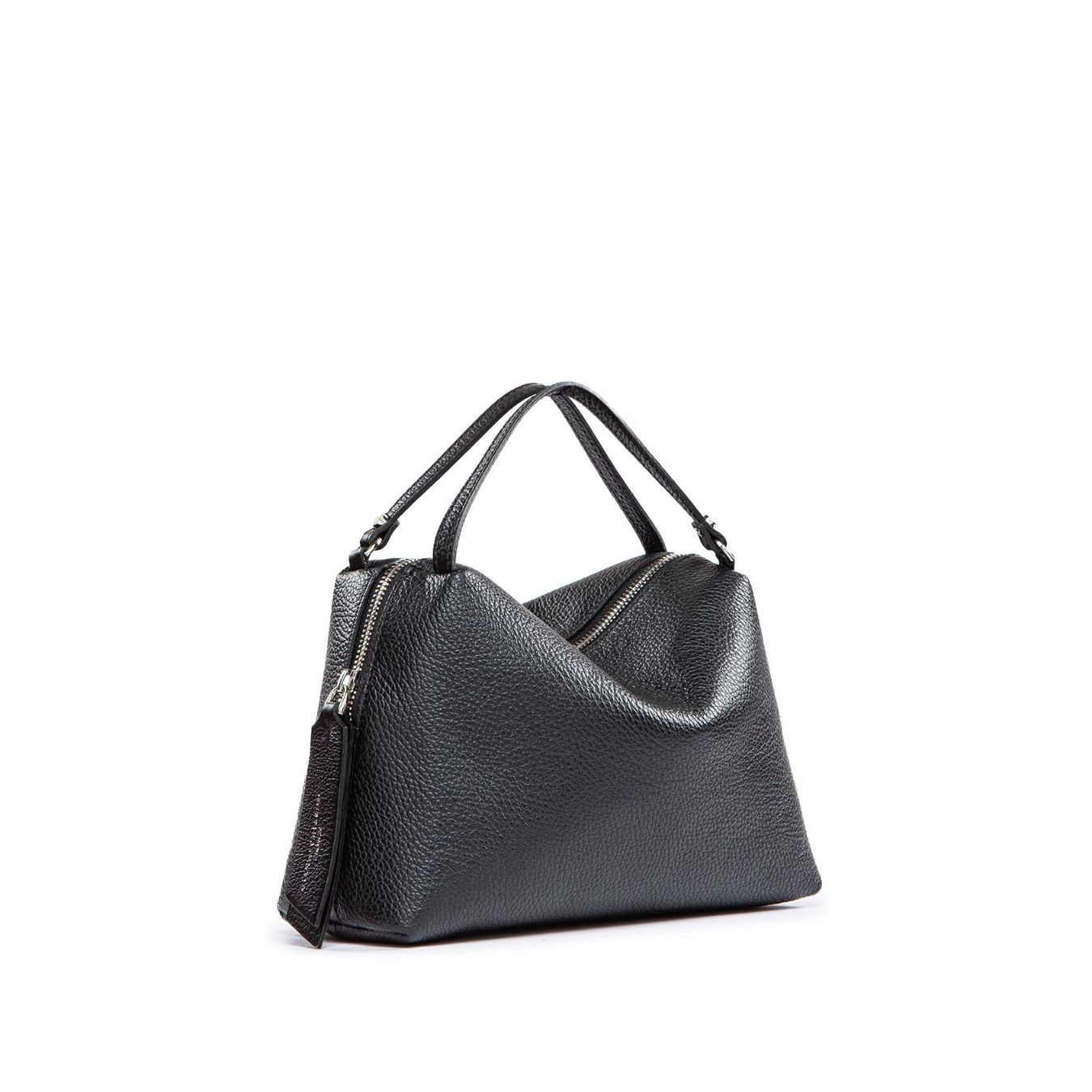 clutch alifa in pelle nera