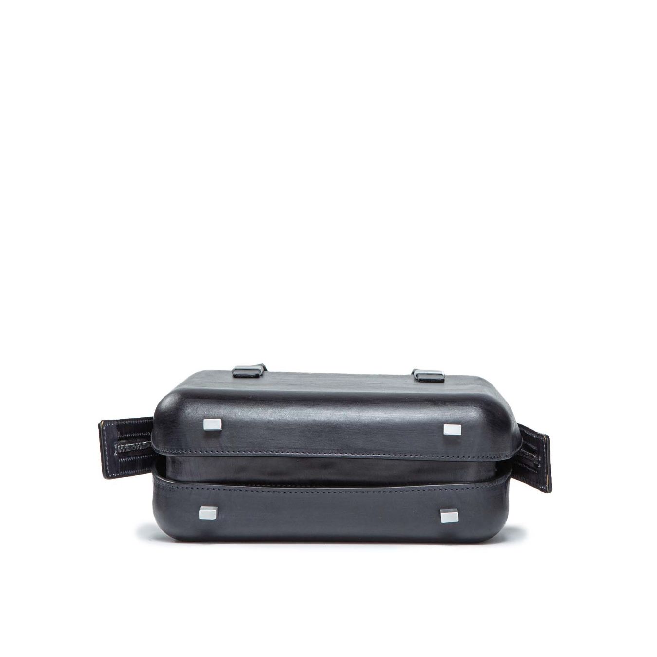 bauletto ARMOR in pelle nera sotto