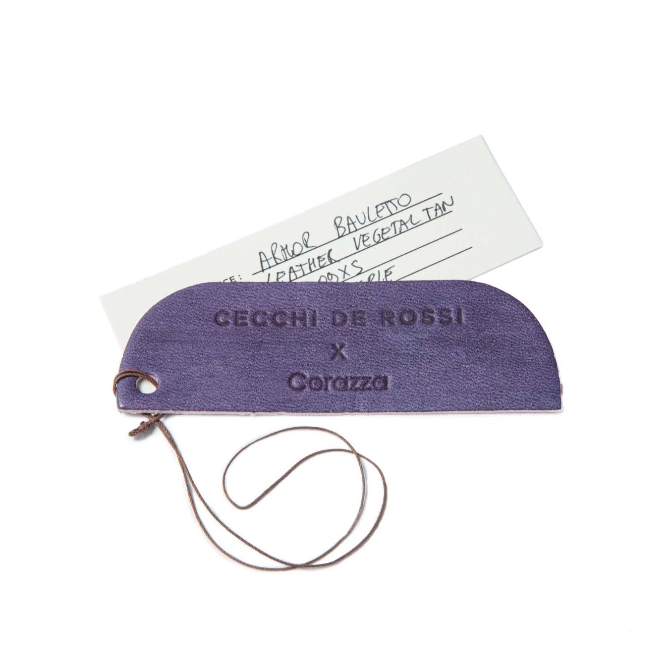 cecchi de rossi bauletto ARMOR in pelle viola  marchio