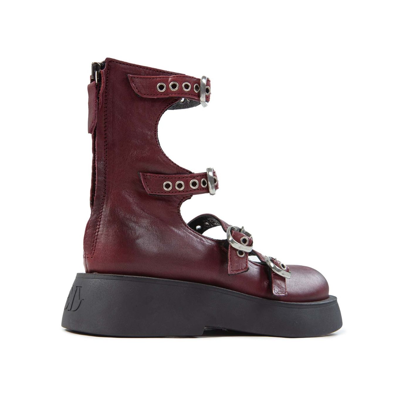 bebe con 4 fibbie in pelle ruby  dietro
