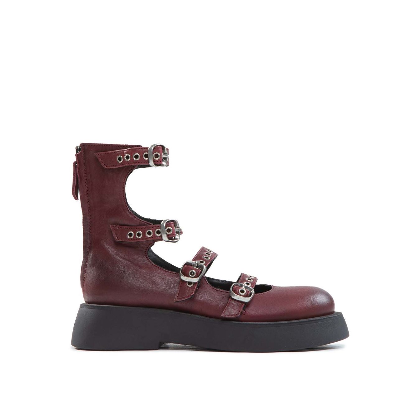 bebe con 4 fibbie in pelle ruby 