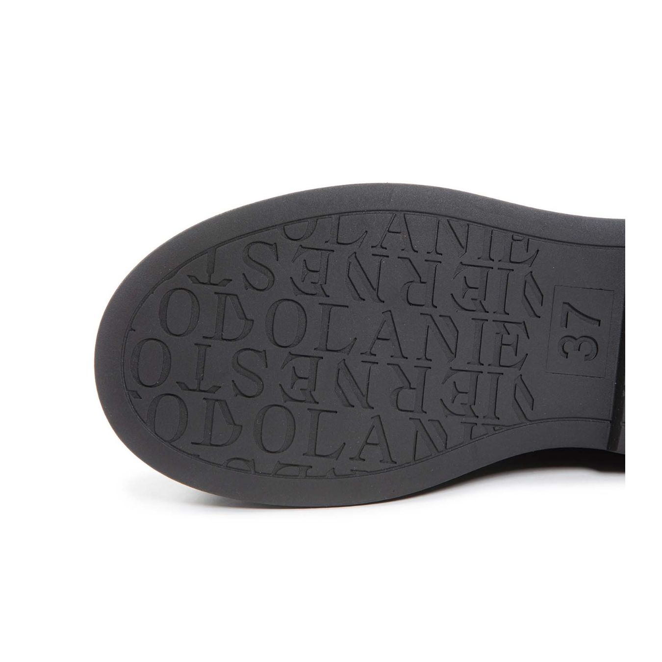 bebe platform in pelle nera  enresto dolani suola