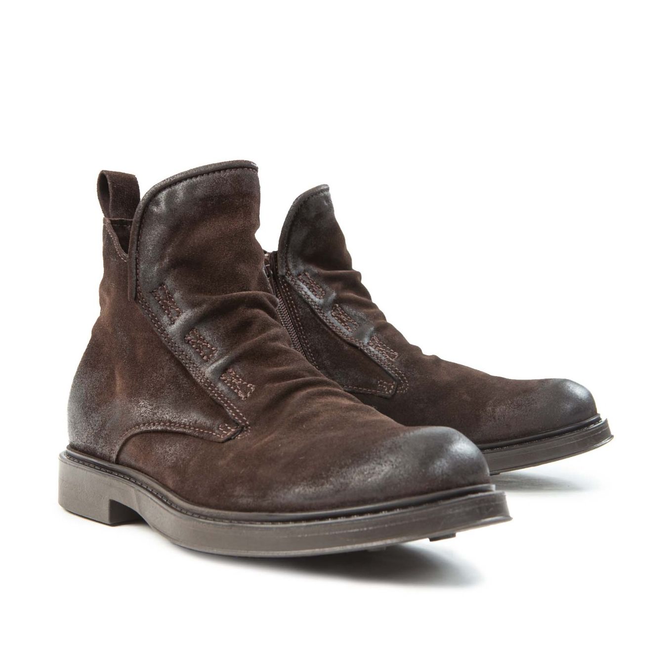 biker arricciato testa di moro lato