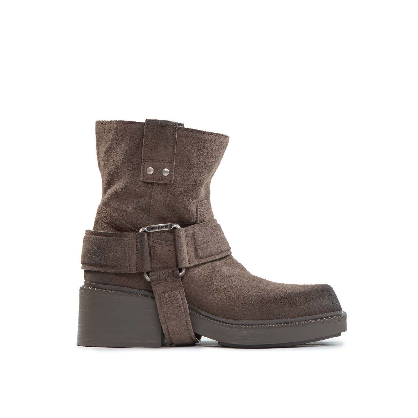 biker con gancio in metallo in pelle mud 