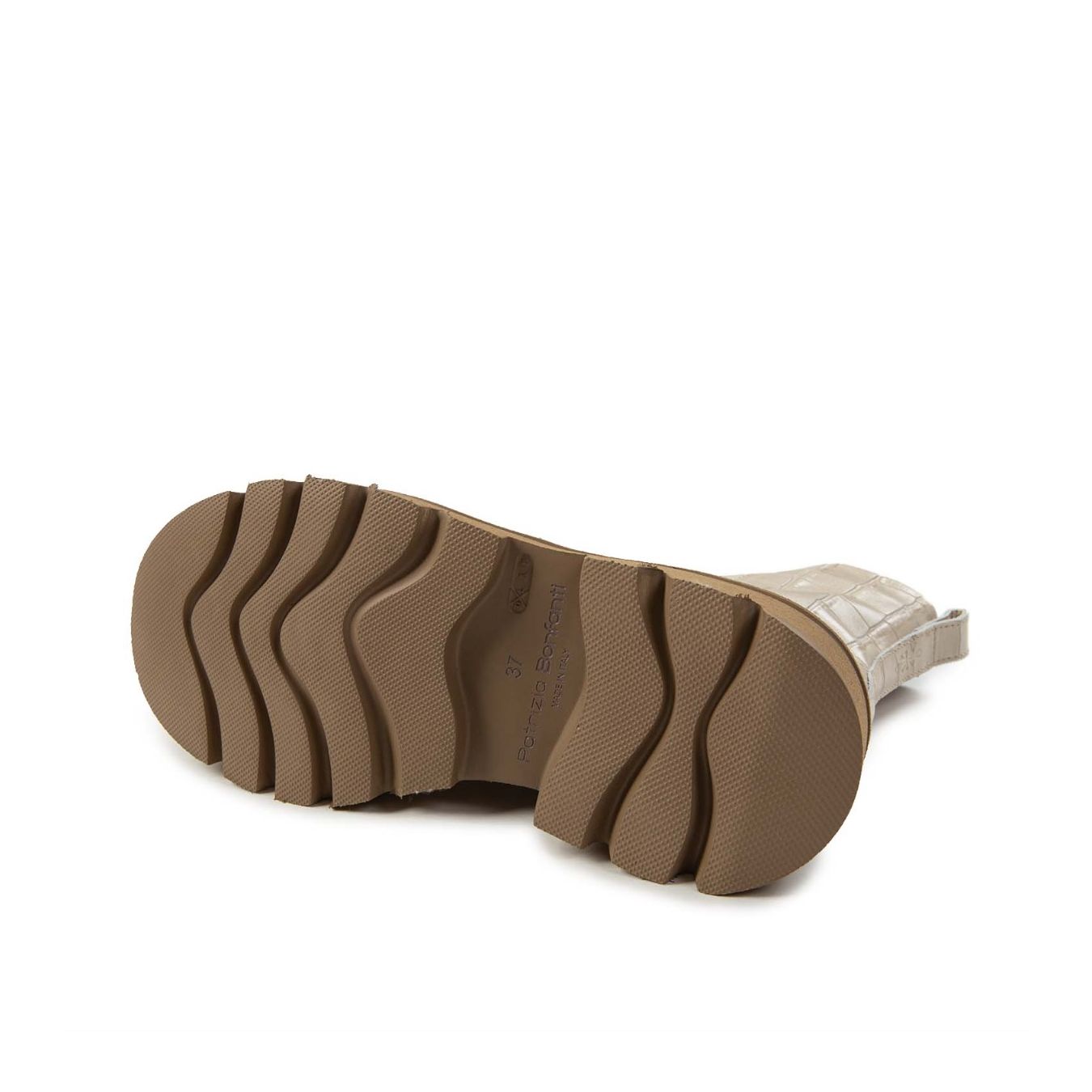 biker KUNI NO LACE in stampa cocco suola