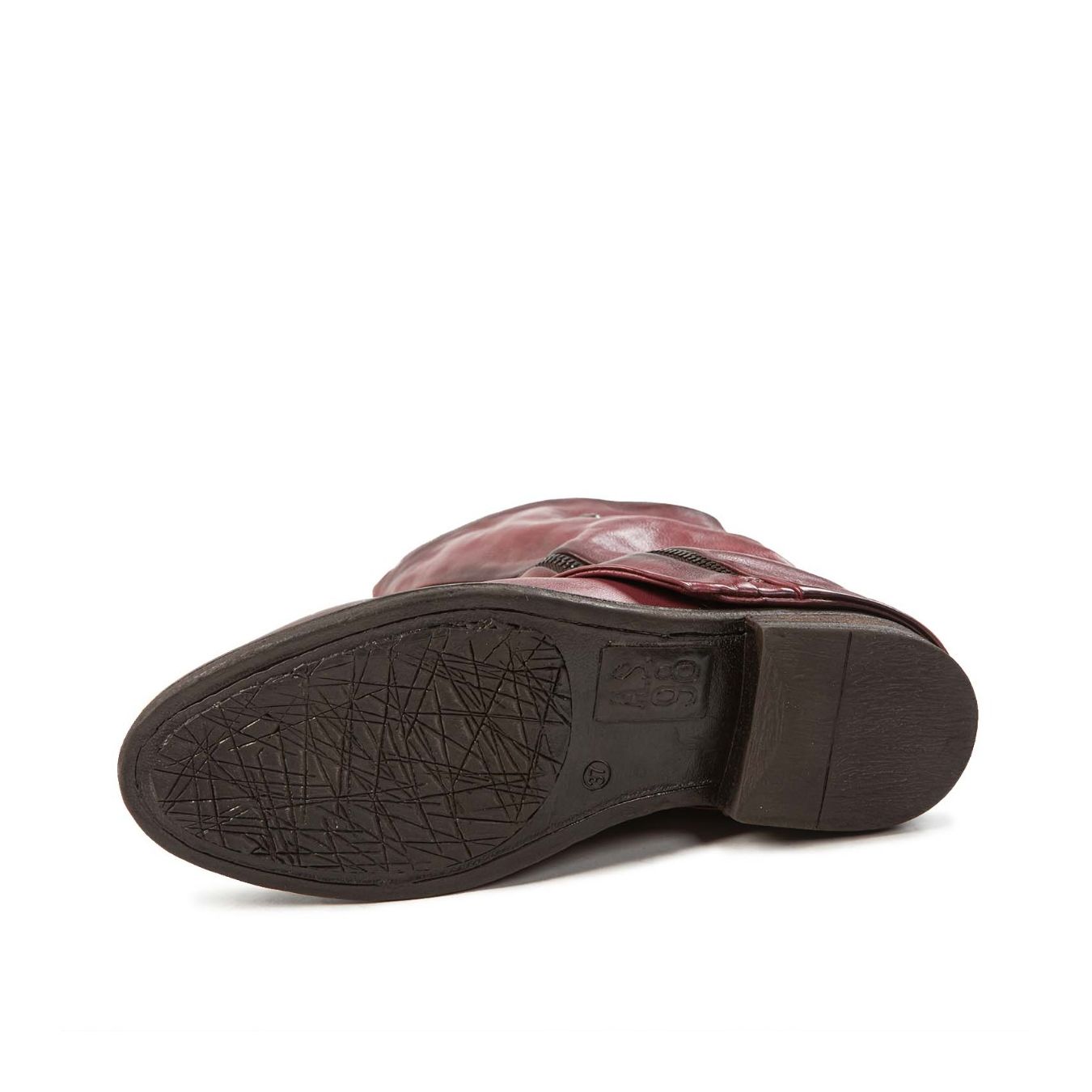 biker vestito in pelle madera suola