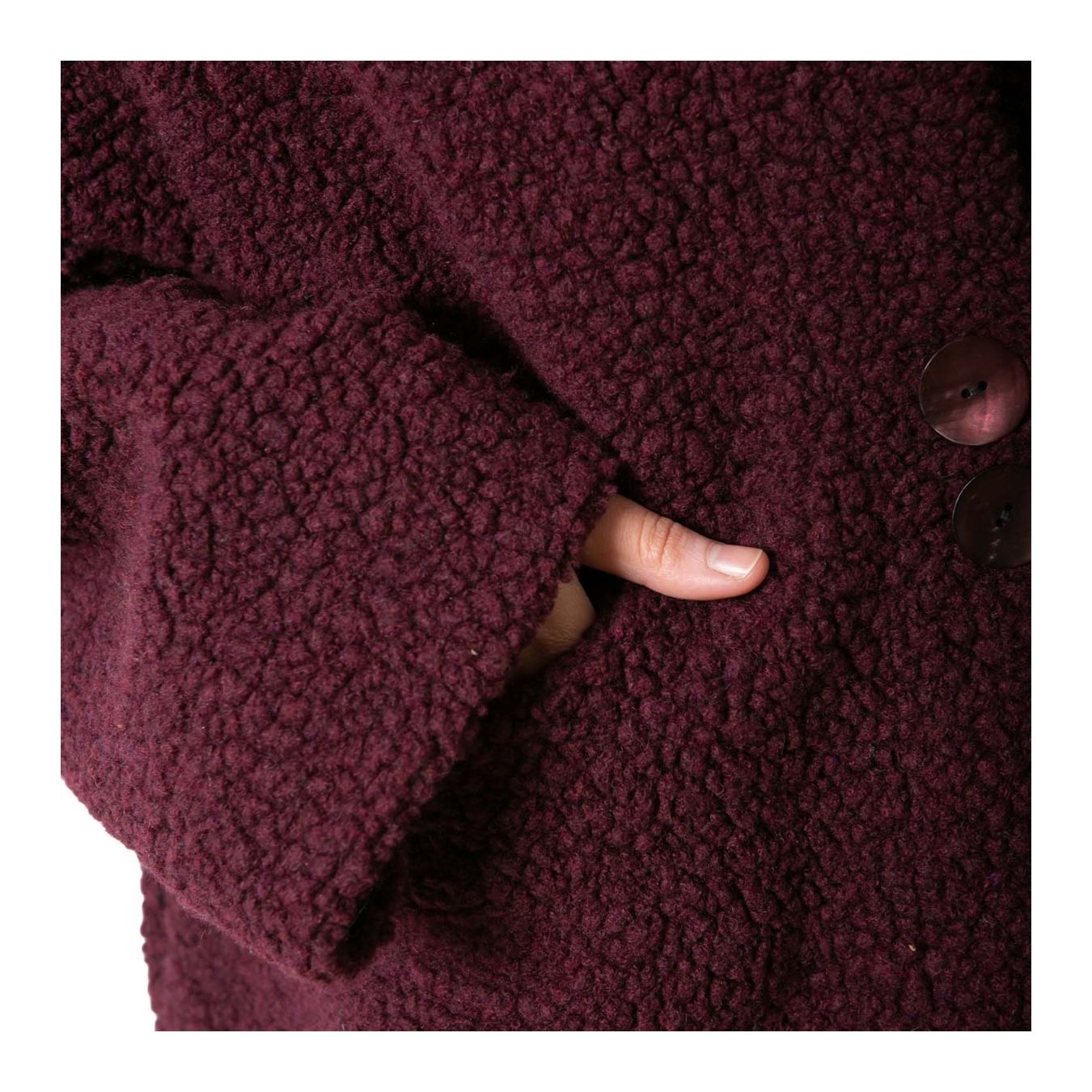 bomber TEDDY bordeaux  tasca