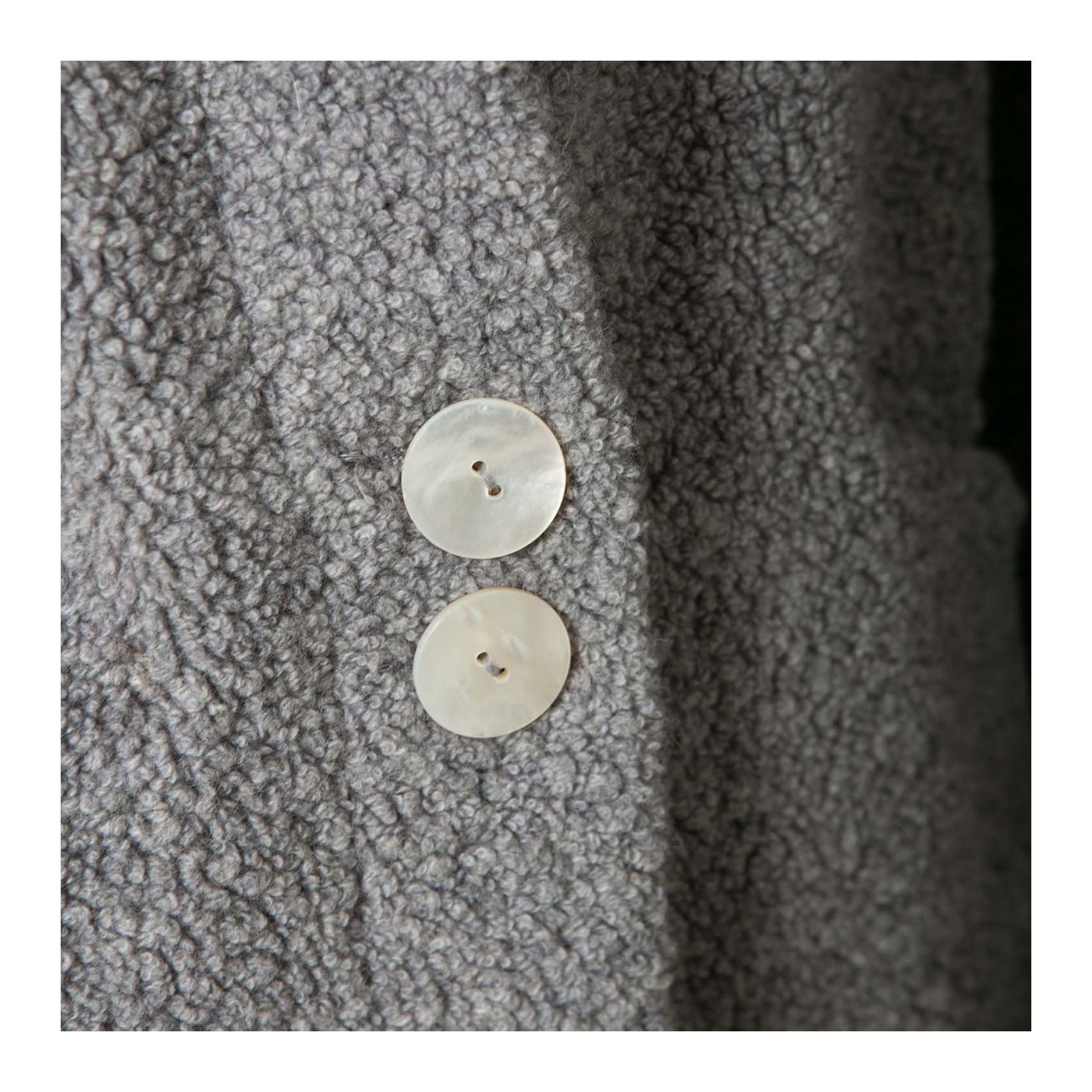 bomber TEDDY grigio  bottoni