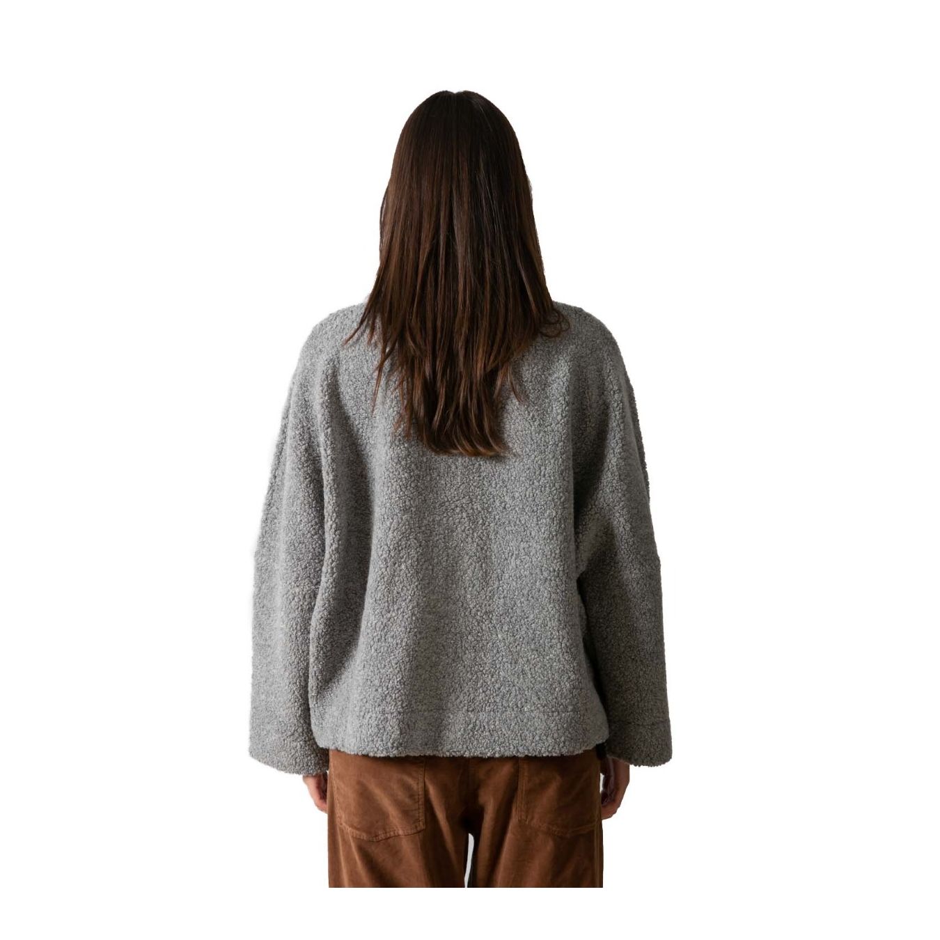 bomber TEDDY grigio  dietro