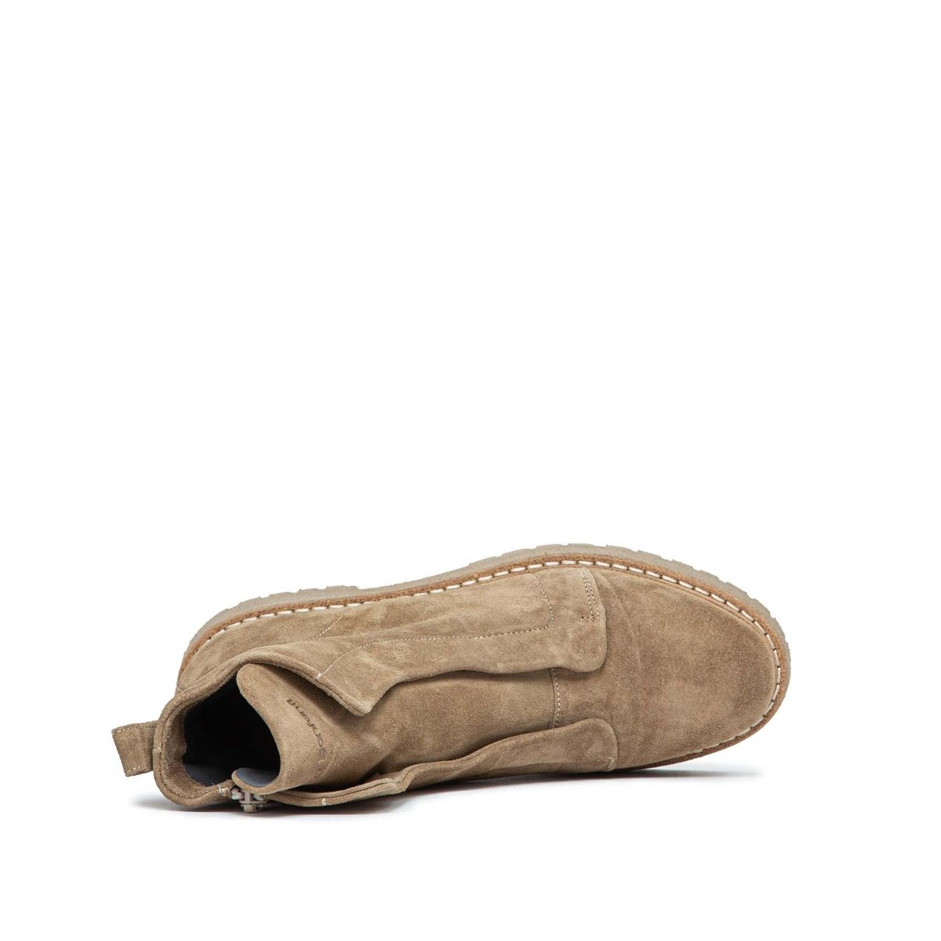 biker KUNI in camoscio beige