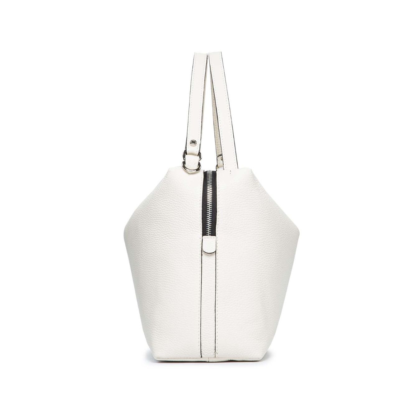 borsa in pelle bianca alifa