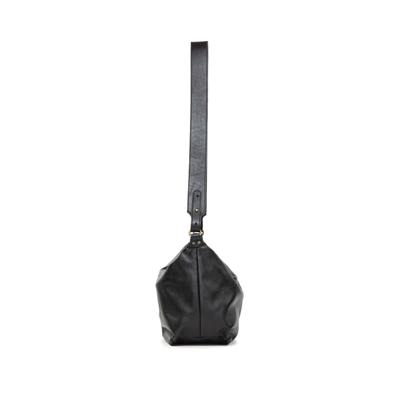 borsa in pelle nera