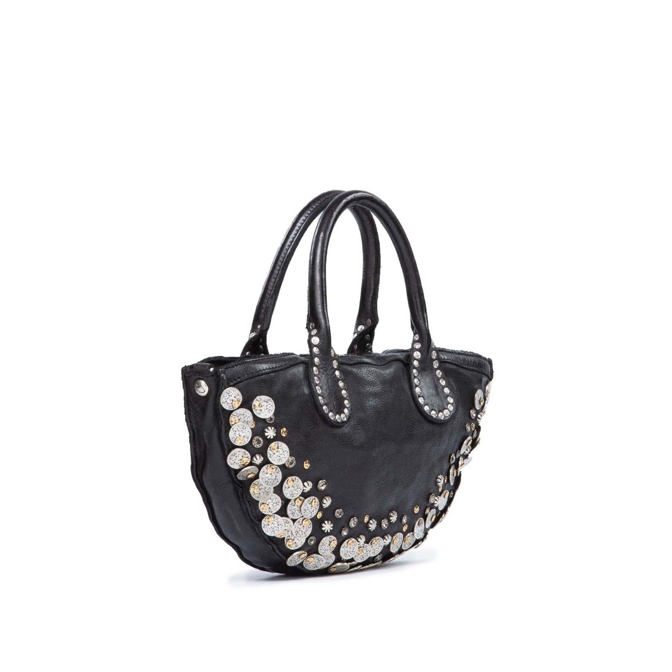 campomaggi shopping bag mezzaluna nera