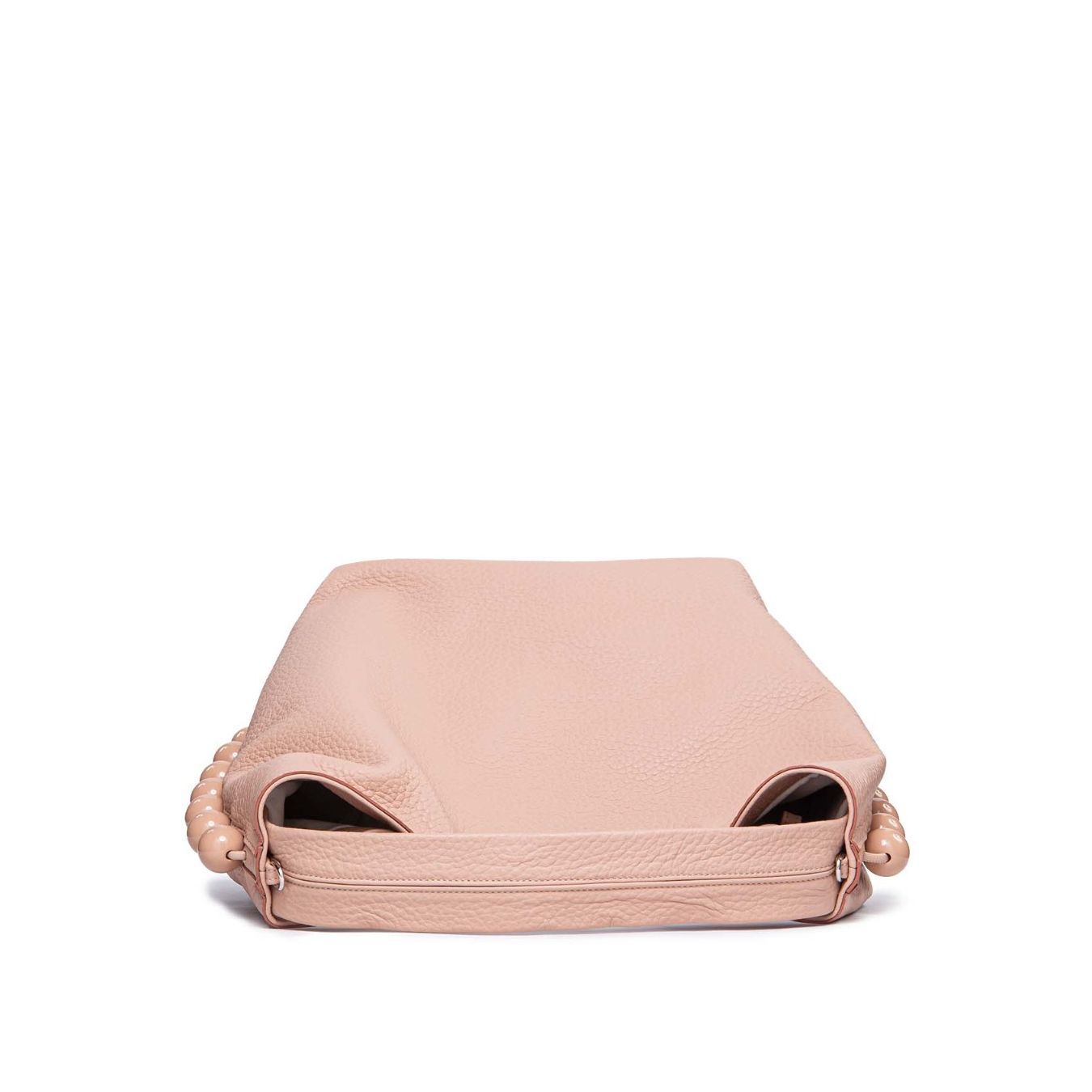shopper in pelle rosa antico vic matie