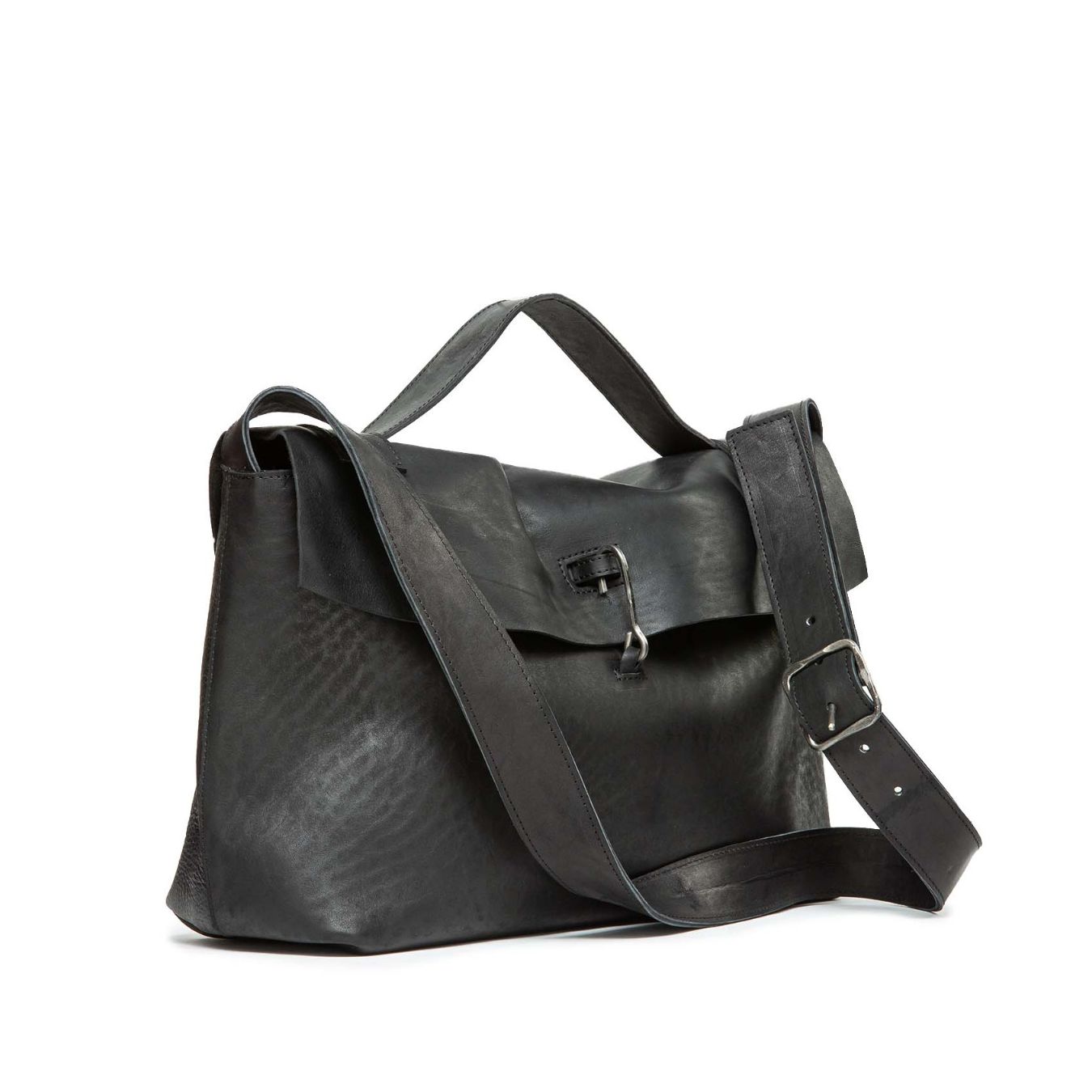 borsa doctor handbag L in pelle nera