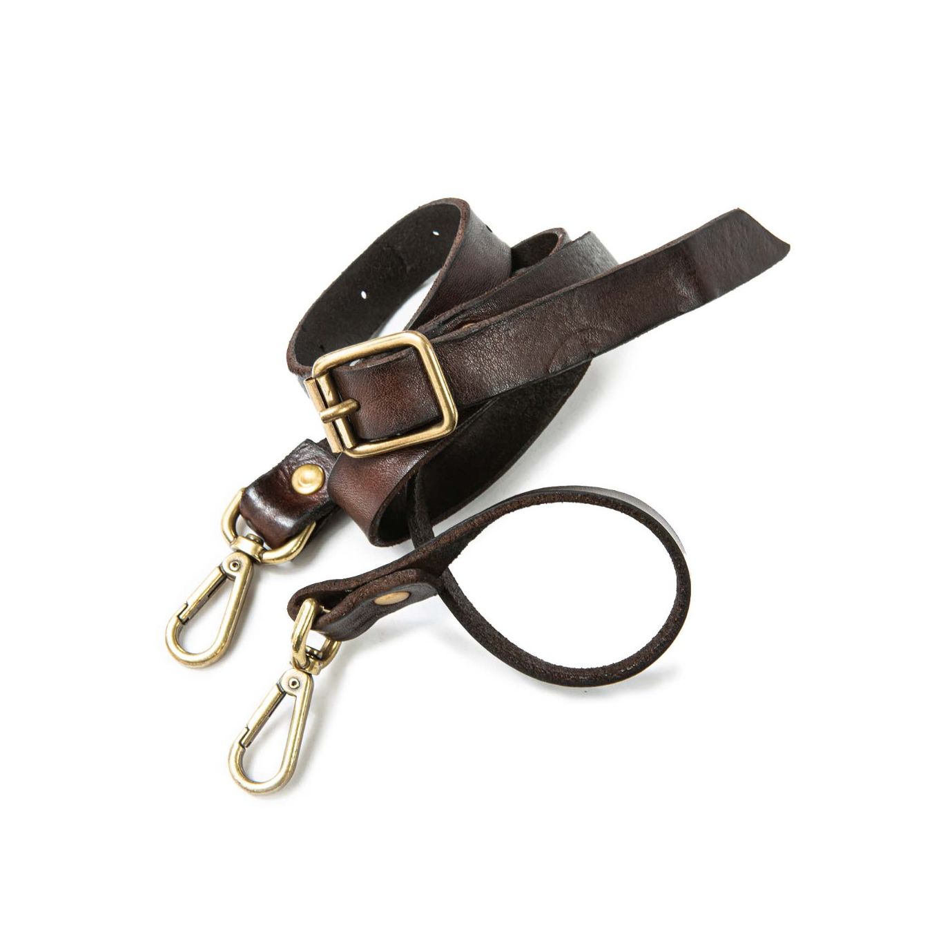 borsa doppio manico in pelle marrone