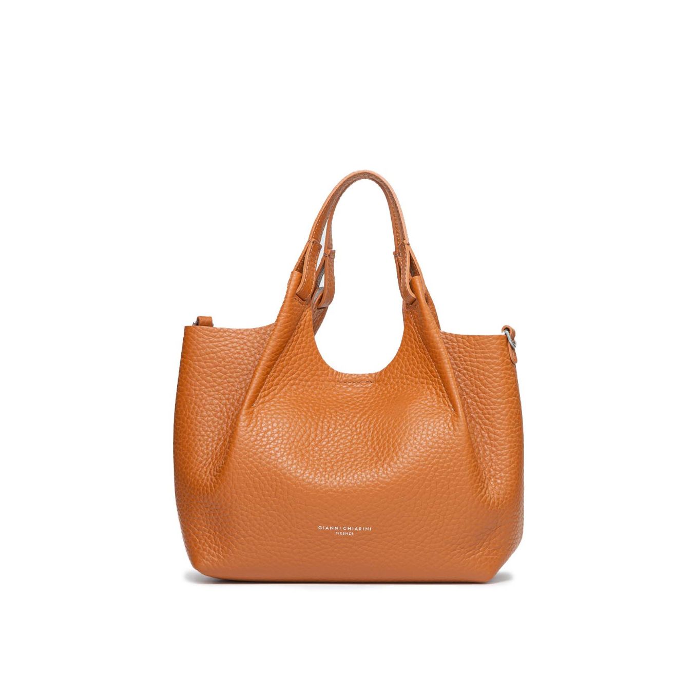 borsa DUA media in pelle caramello
