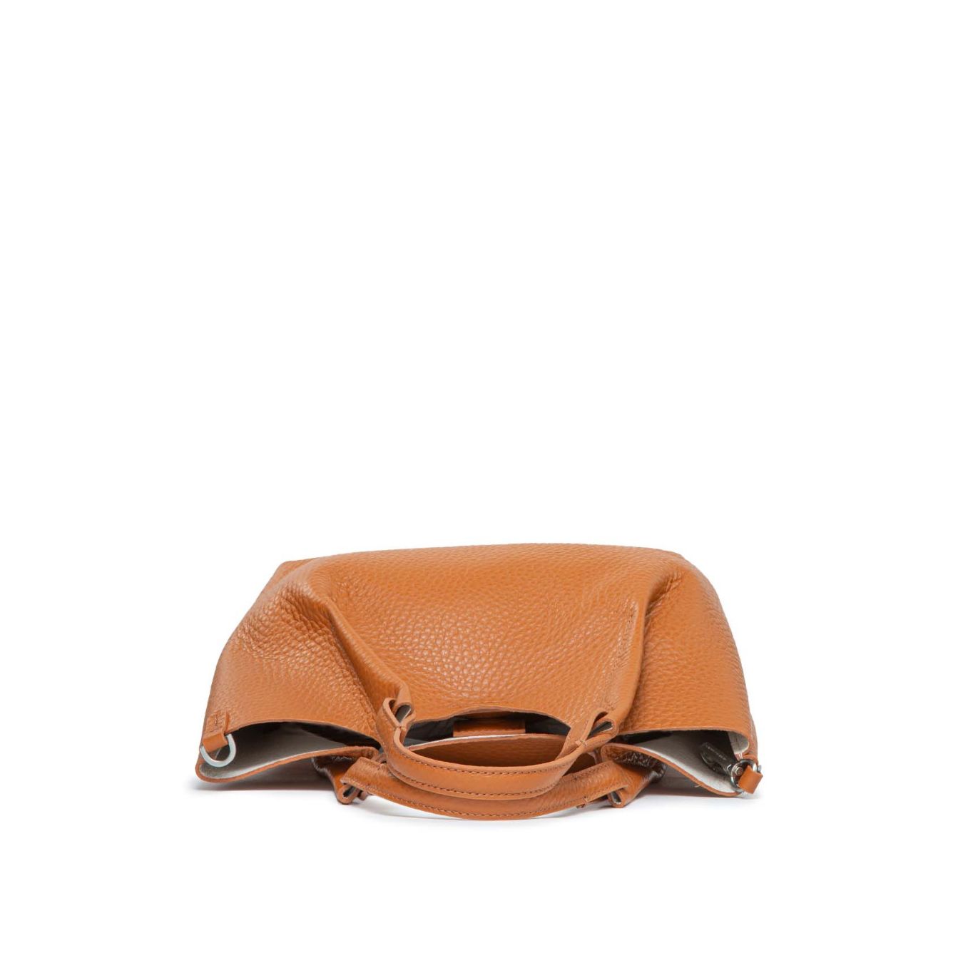 borsa DUA media in pelle caramello
