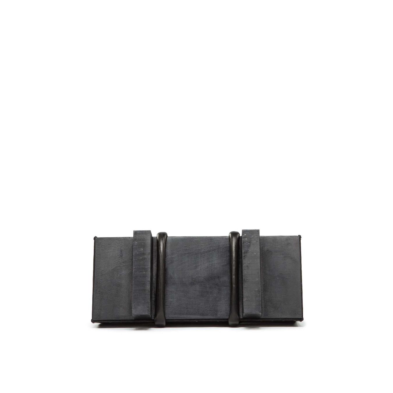 borsa H-BAG in pelle e legno