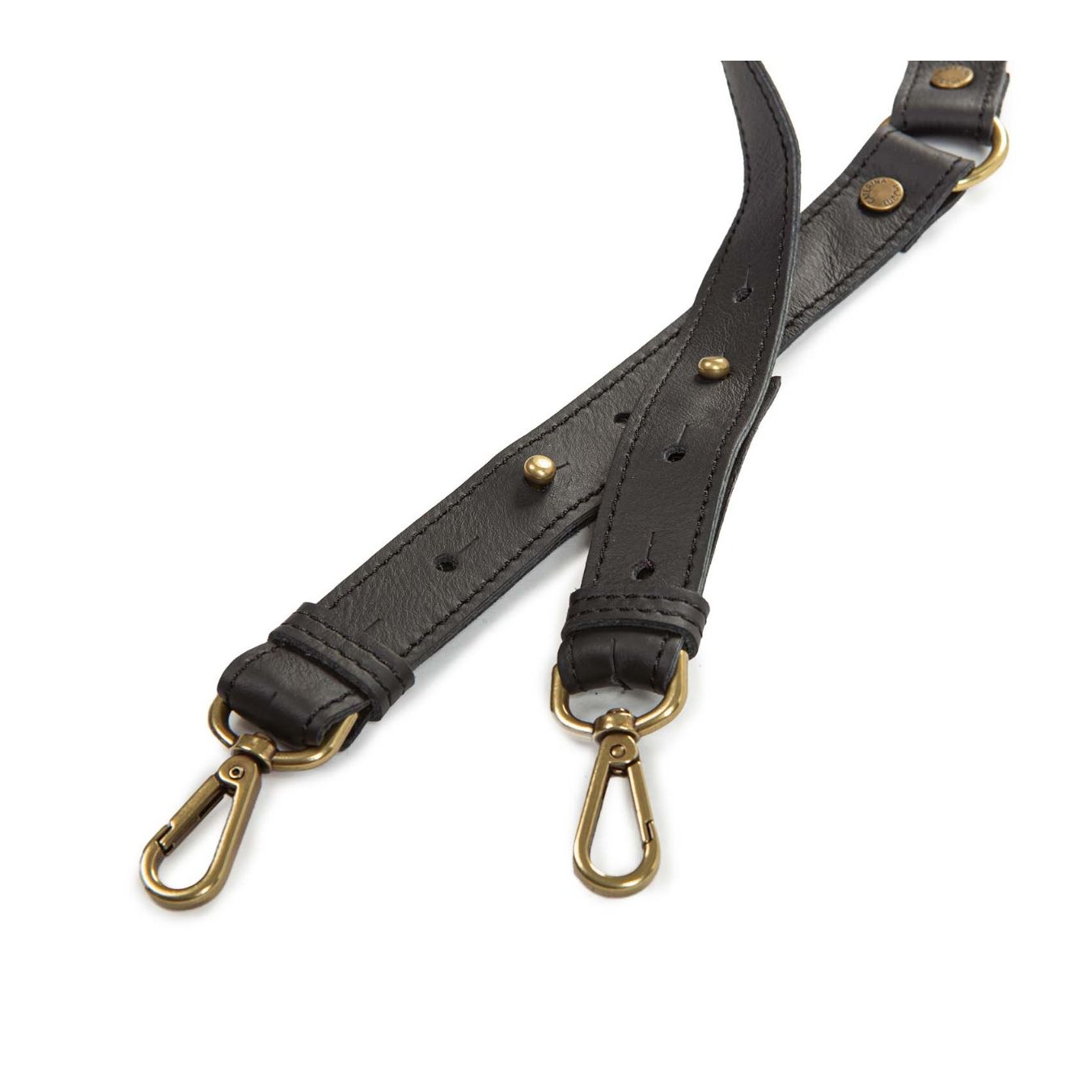 caterina lucchi borsa MARIA con patta in pelle nera  tracolla rimovibile