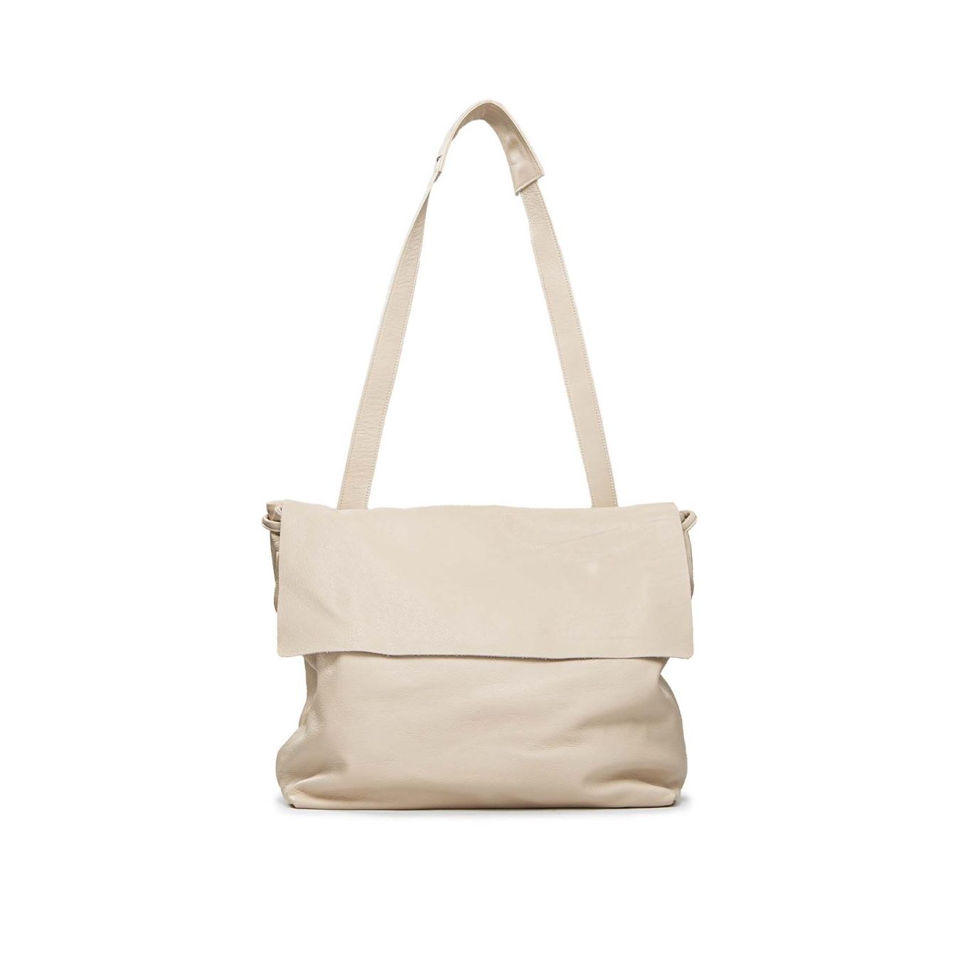 cartella zaino mazuela raro in pelle crema