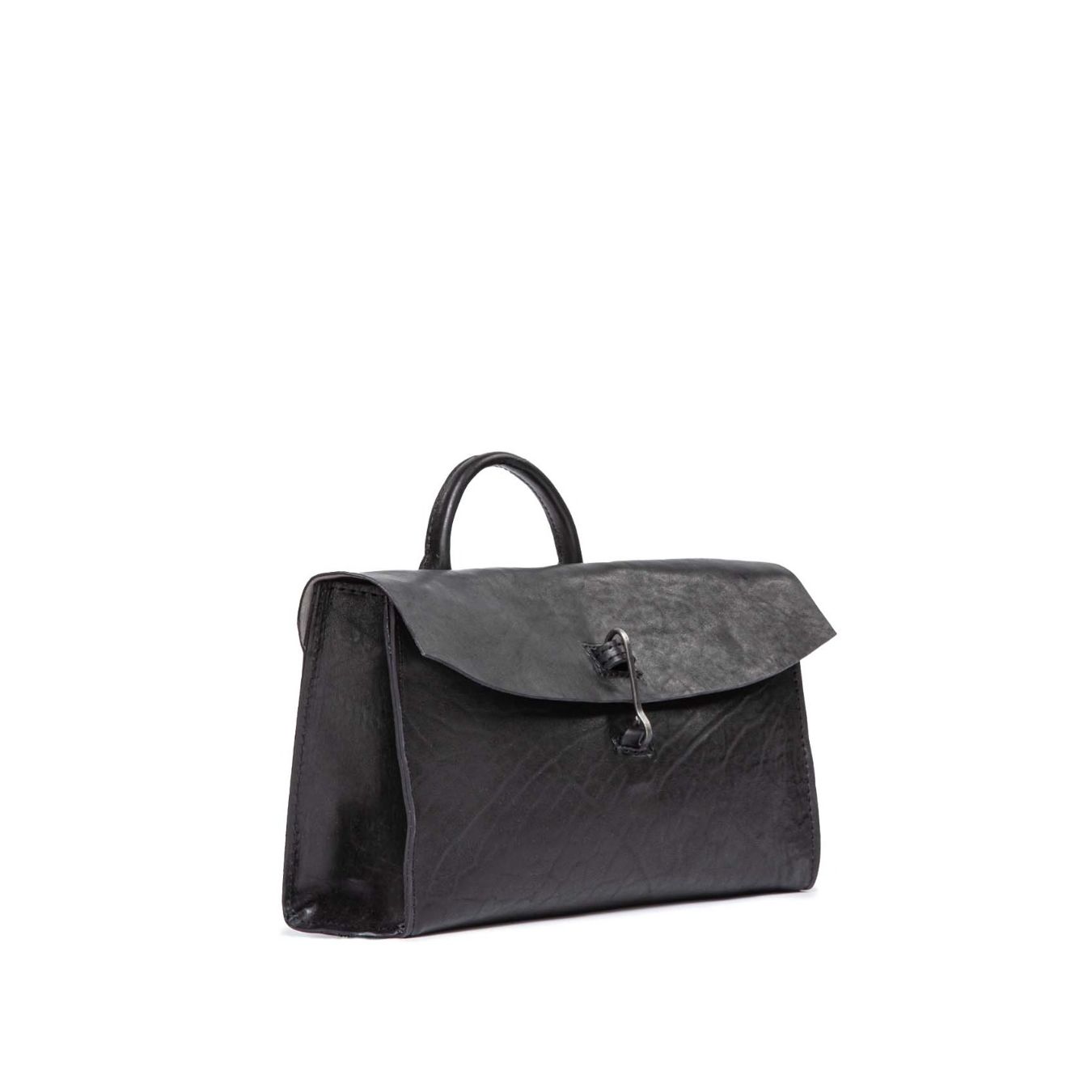 borsa dottore pelle nera