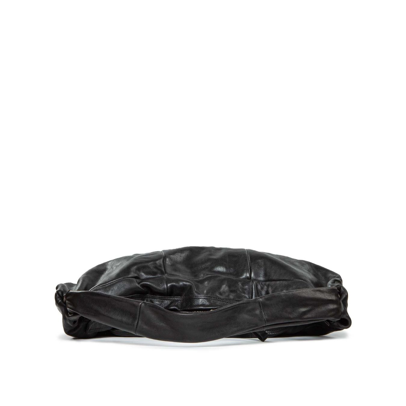 sacca in pelle nera 