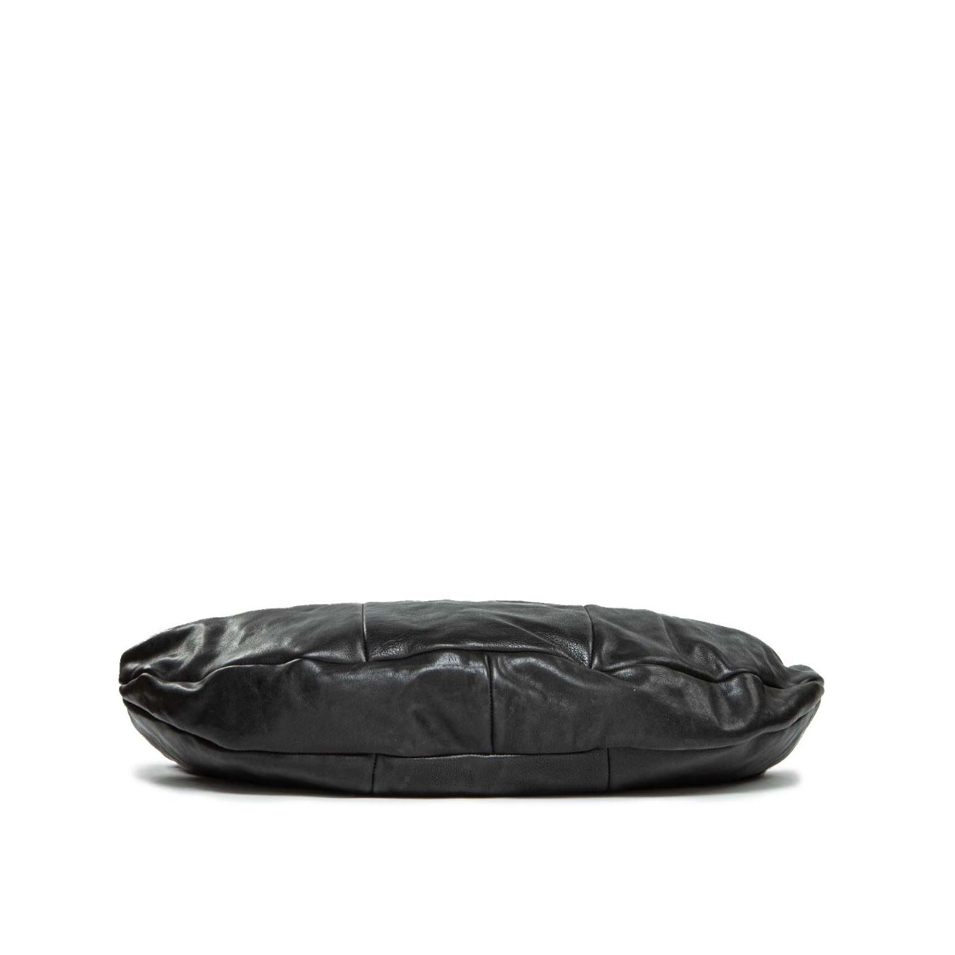sacca in pelle nera 