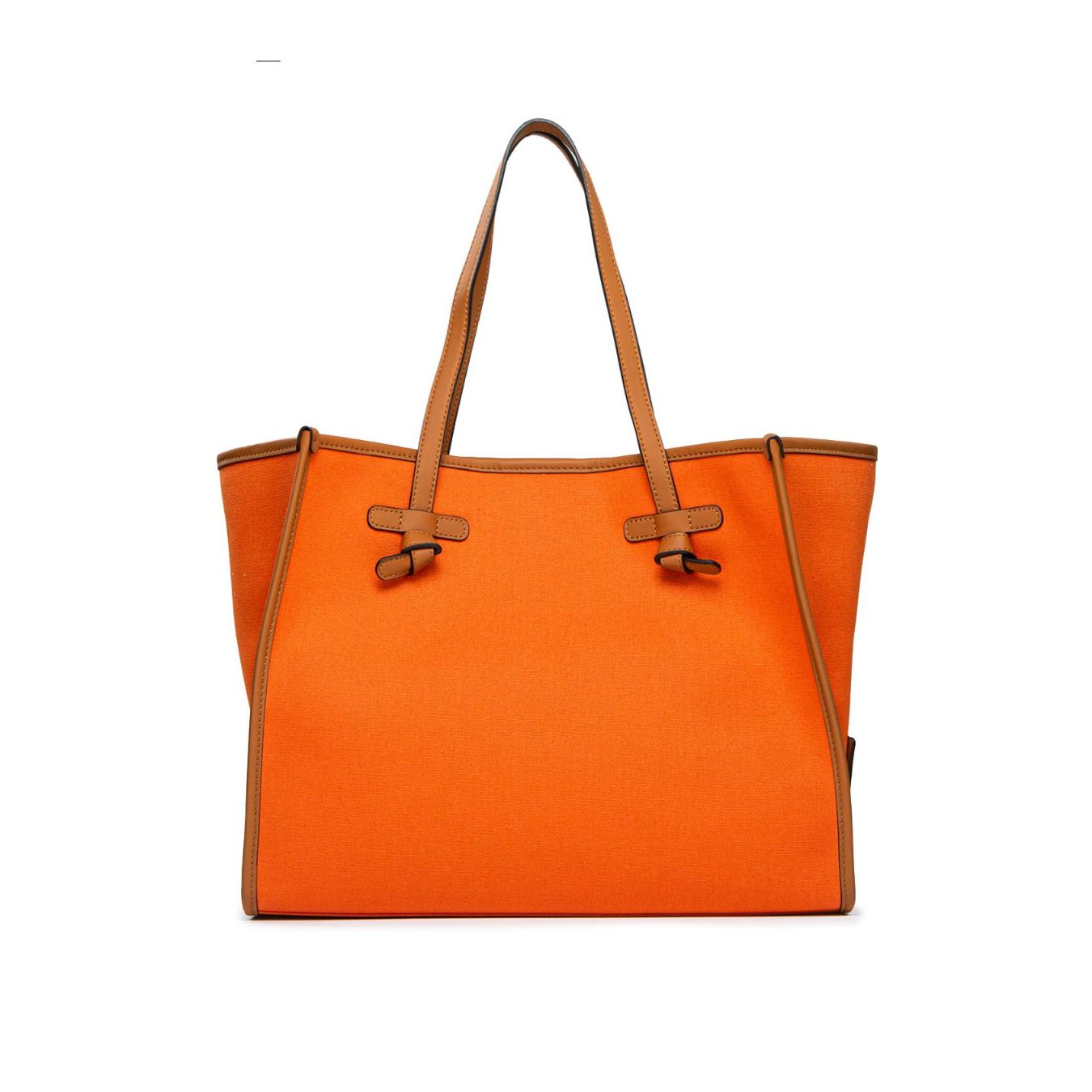 shopper MARCELLA in tessuto corallo 