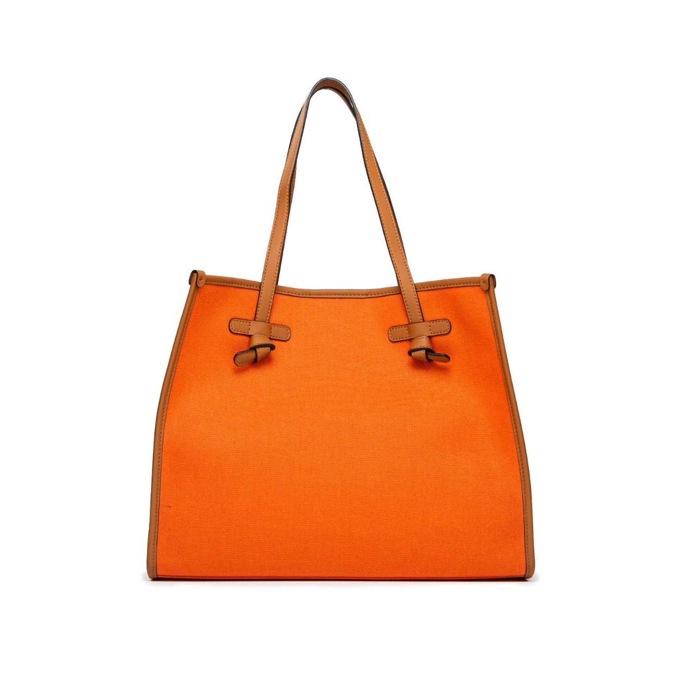 shopper MARCELLA in tessuto corallo 