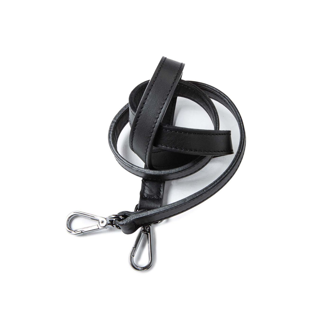 tracolla shopper MIA in pelle nera 