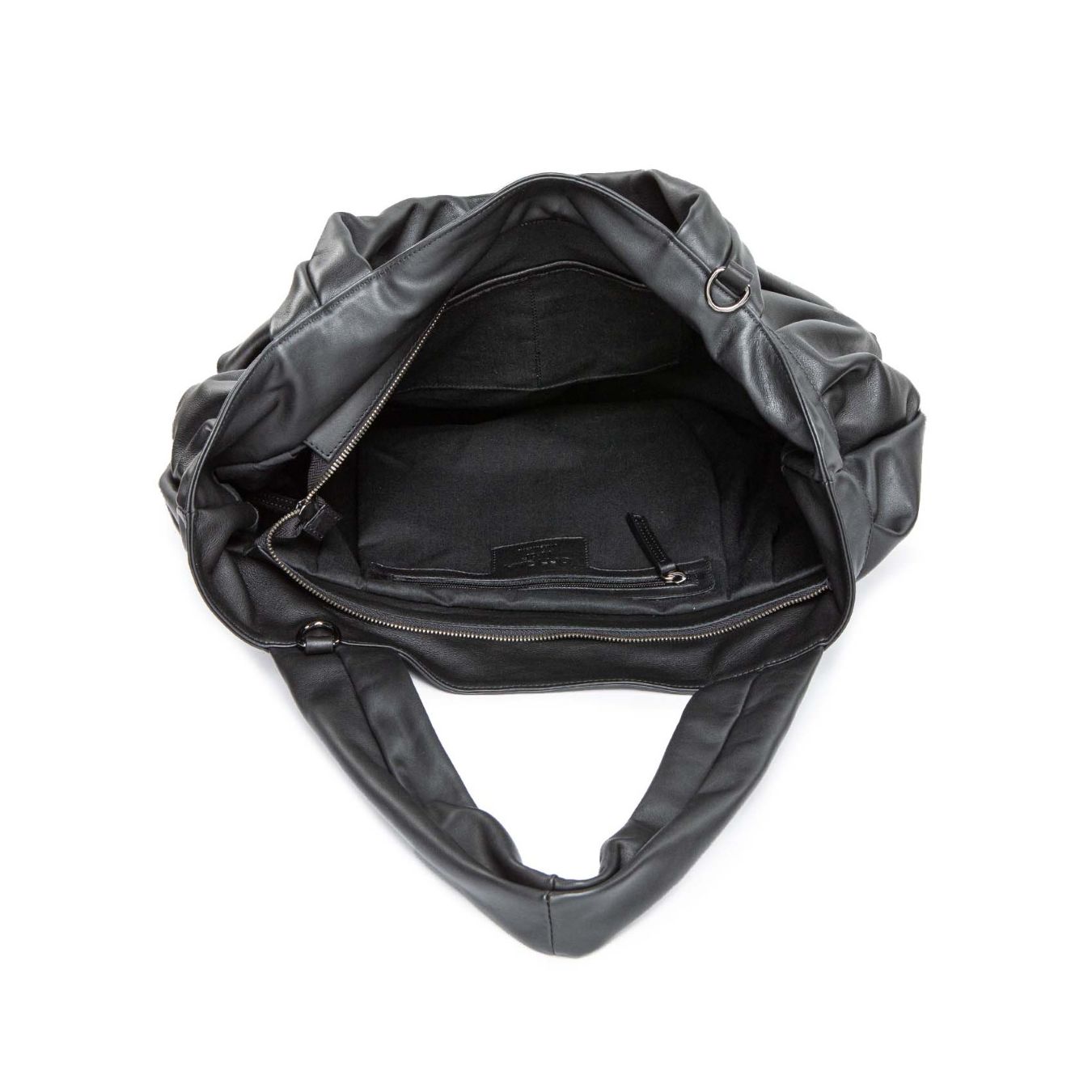 shopper MIA in pelle nera 