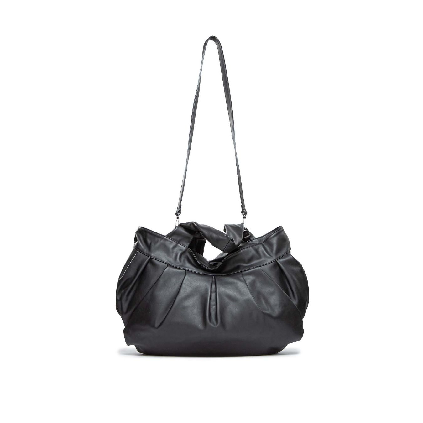 shopper MIA in pelle nera 