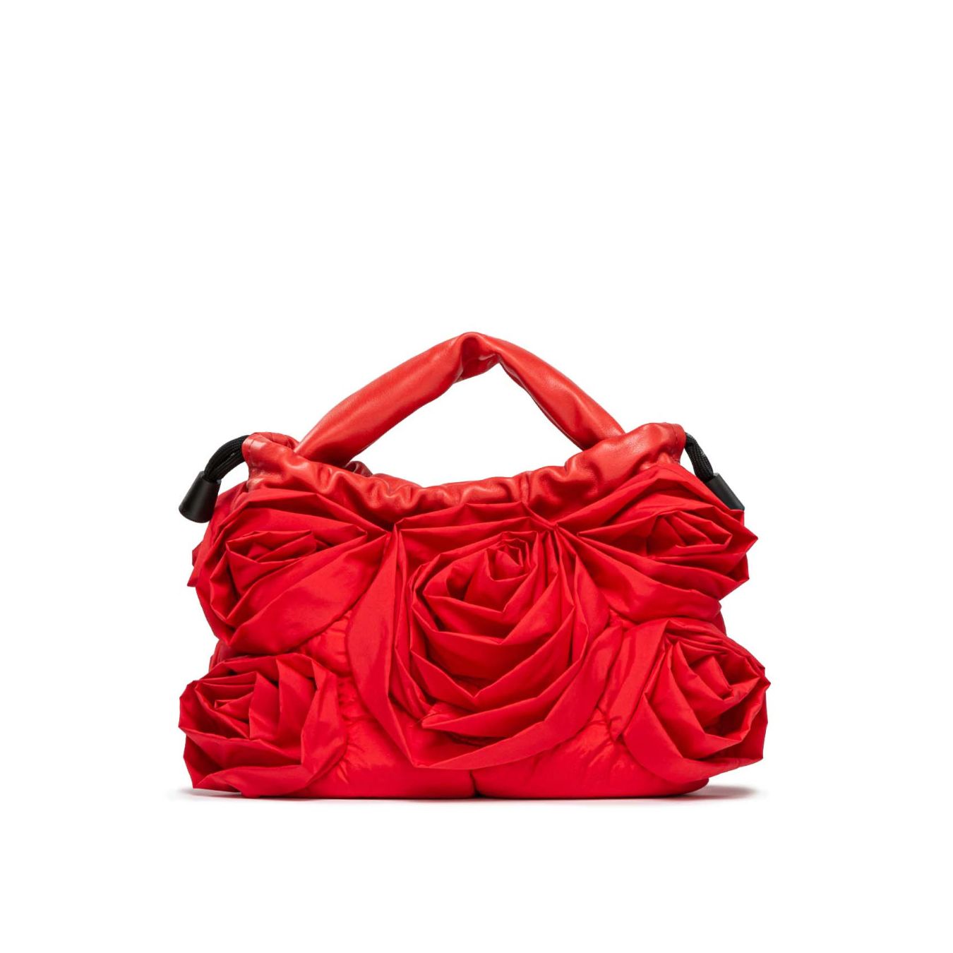shopper in tessuto rosso 