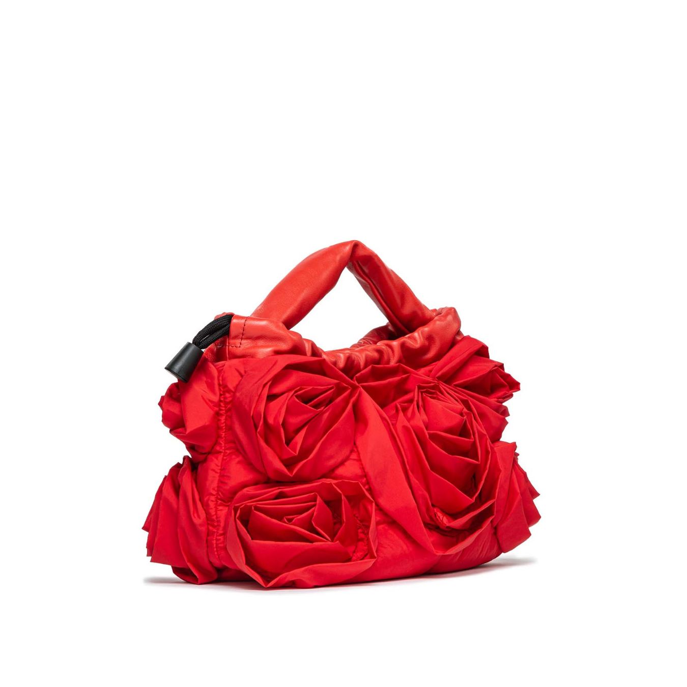 shopper in tessuto rosso 