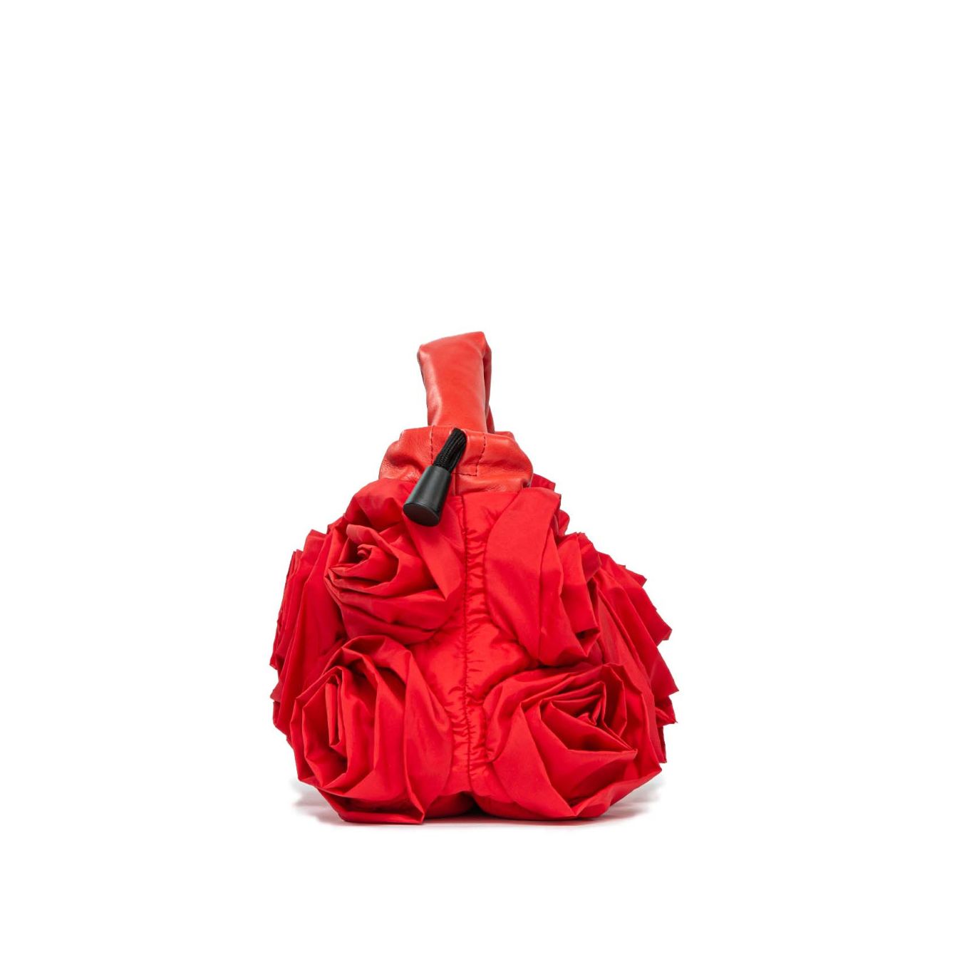 shopper in tessuto rosso 