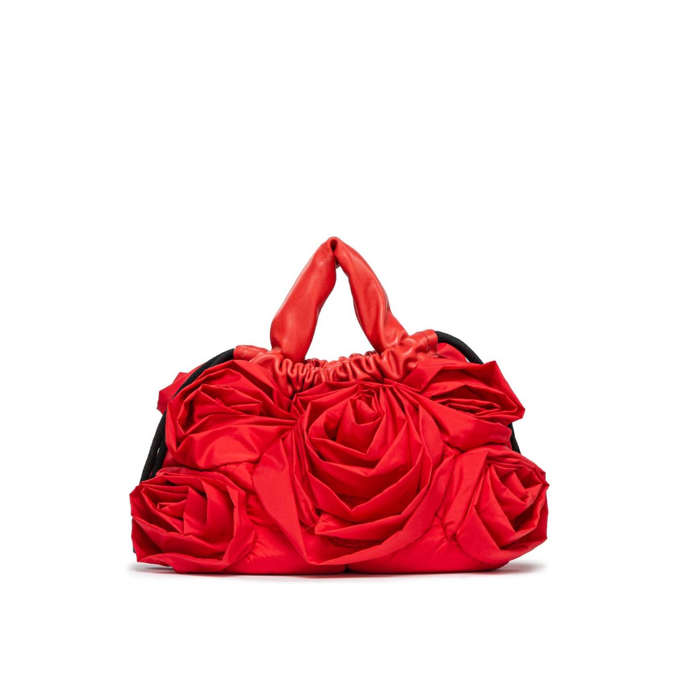 shopper in tessuto rosso 