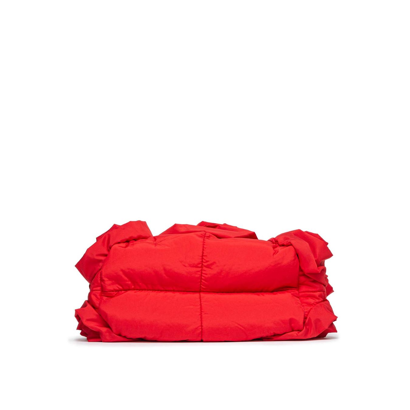 shopper in tessuto rosso 