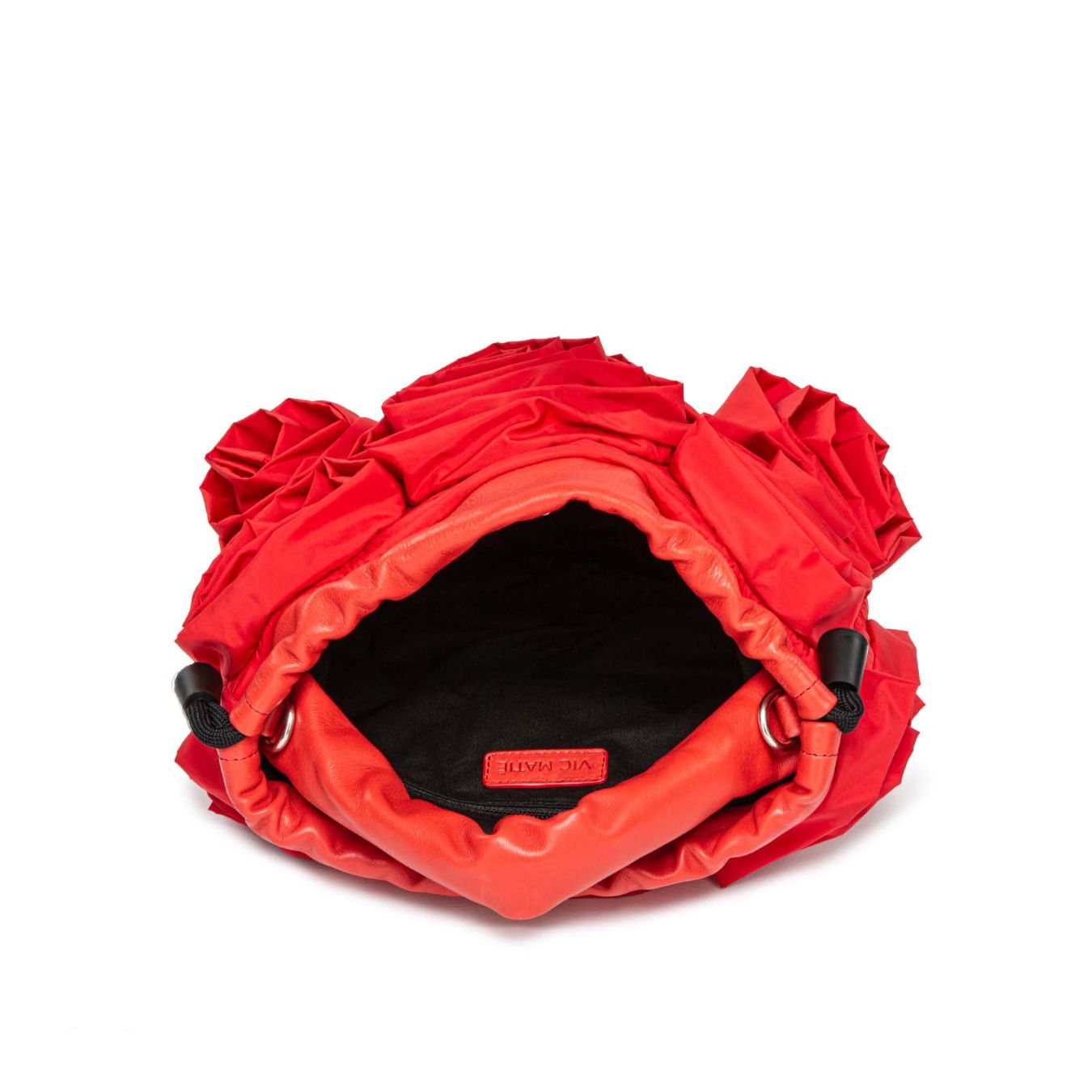 shopper in tessuto rosso  interno