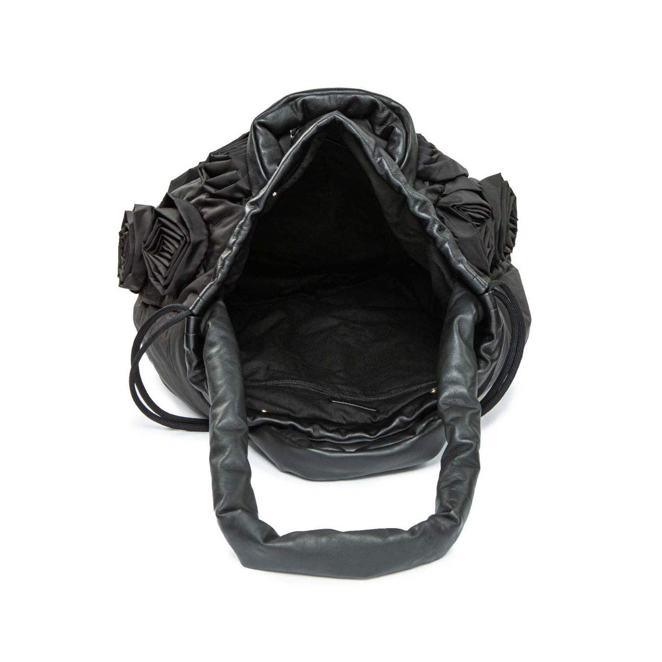 VIC MATIÉ shopper in tessuto nero 