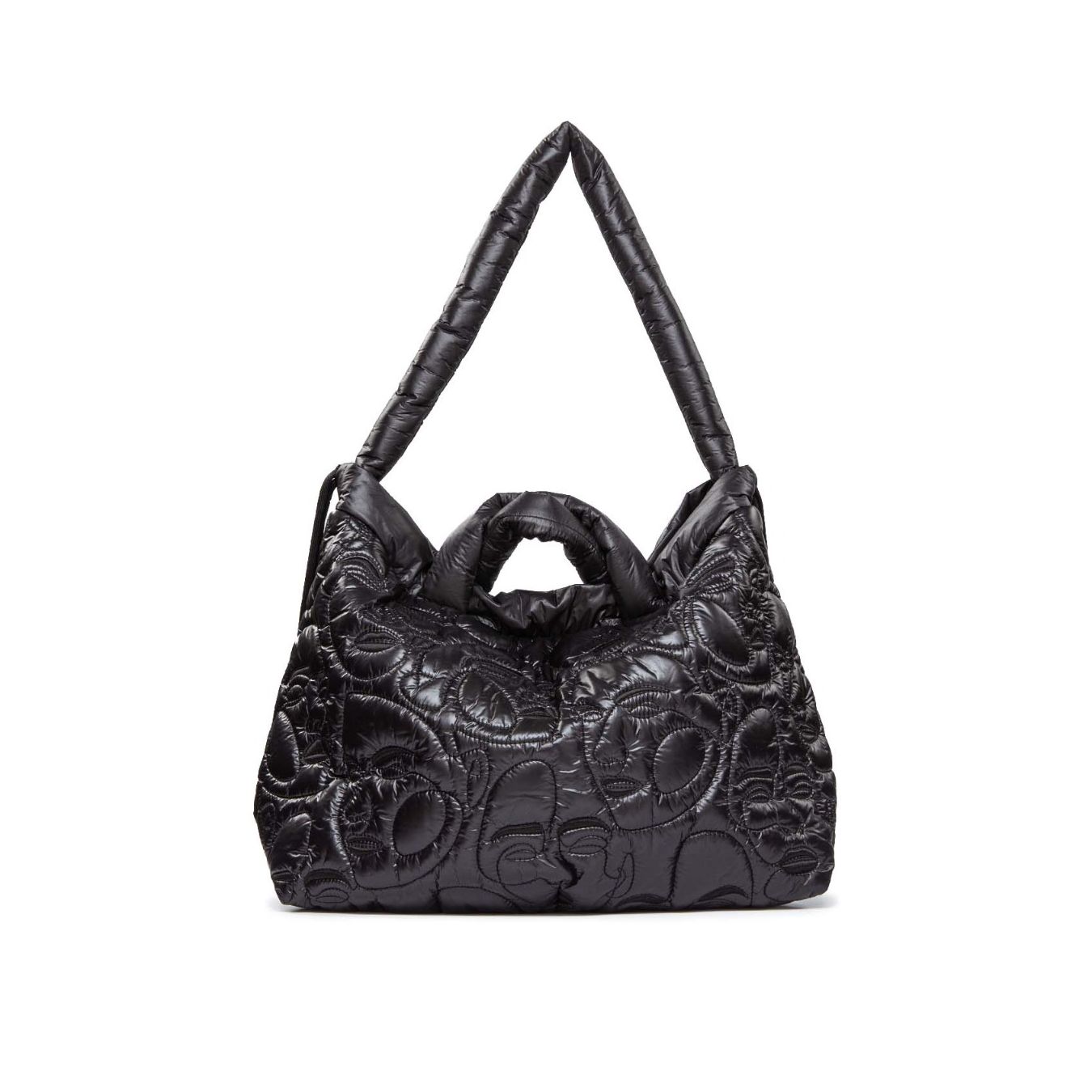 shopper zaino in tessuto nero