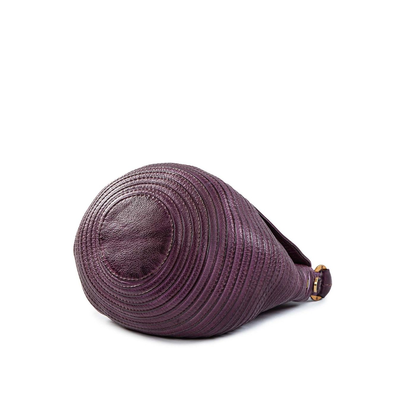 borsa a tracolla in pelle viola majo sotto