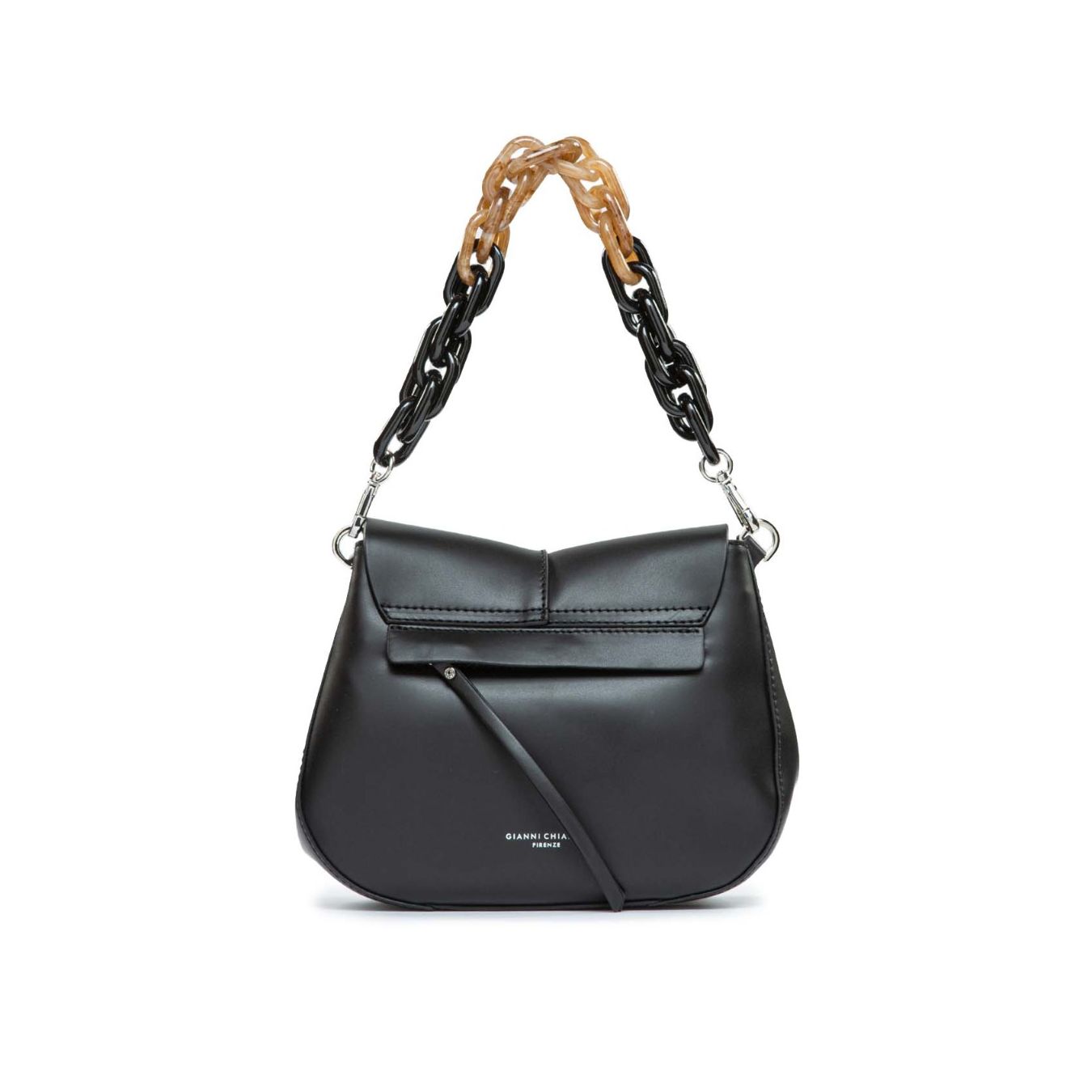 borsa a spalla nera helena round 