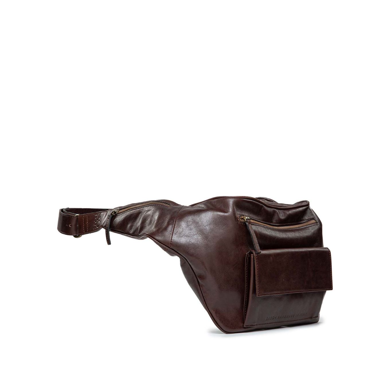 BORSUPIO in pelle marrone 