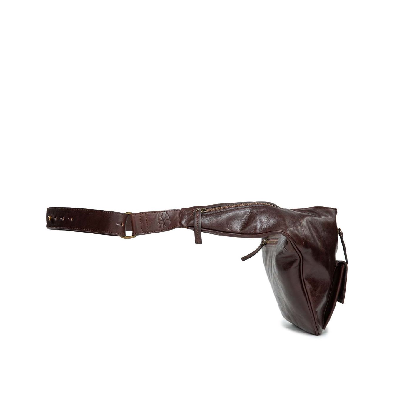 BORSUPIO in pelle marrone 