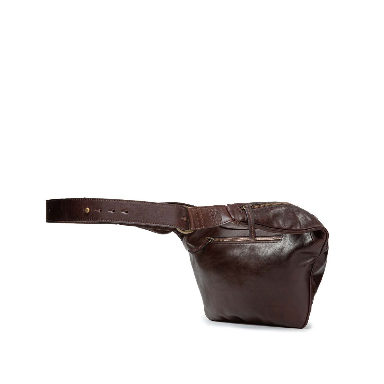 BORSUPIO in pelle marrone 