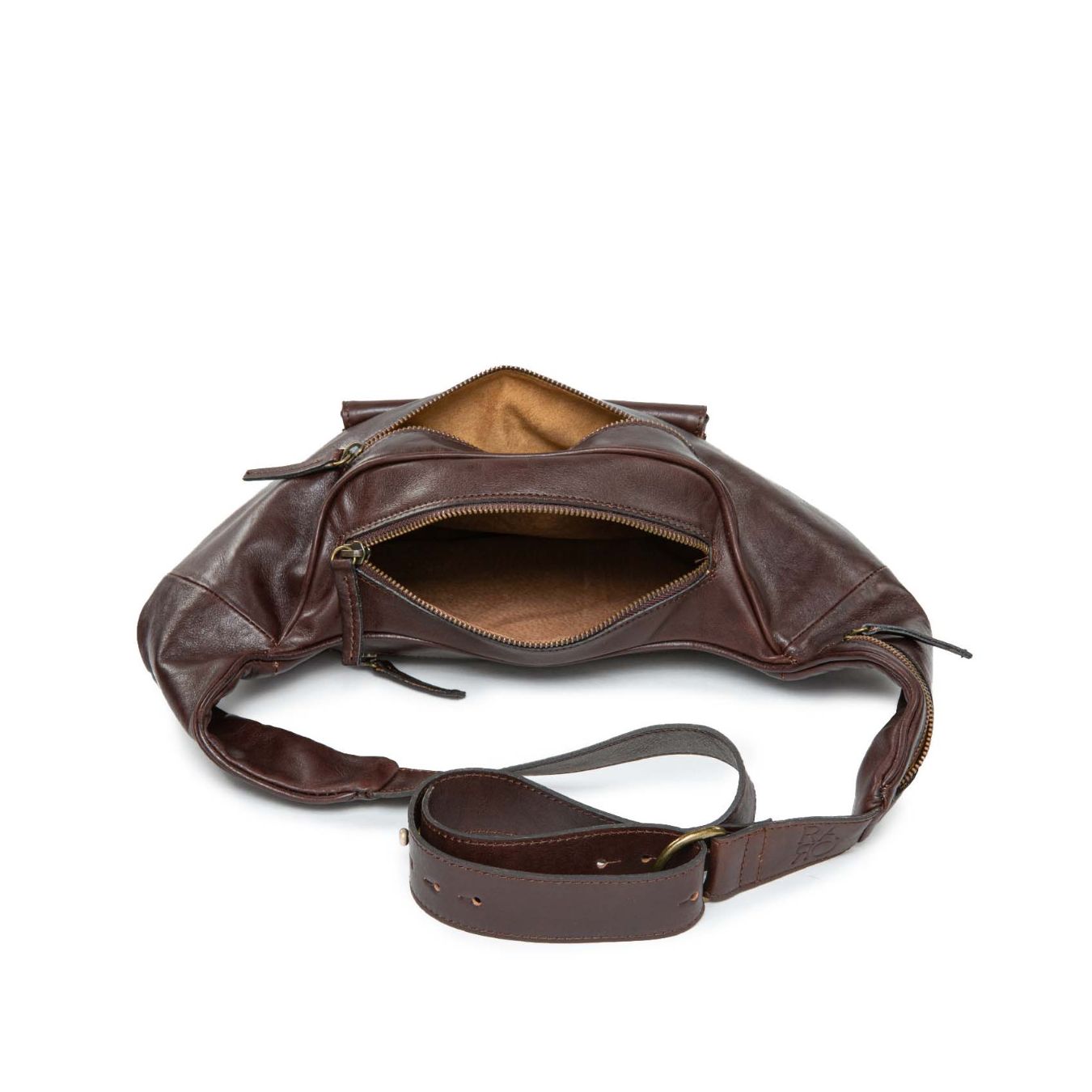 BORSUPIO in pelle marrone 