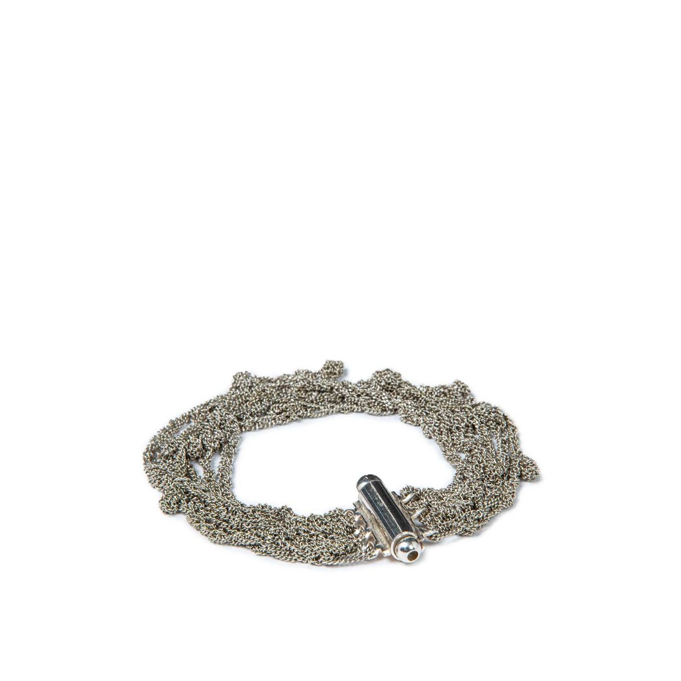 MARCELA SALVADOR bracciale FILO SPINATO grigio in argento 925 metallo