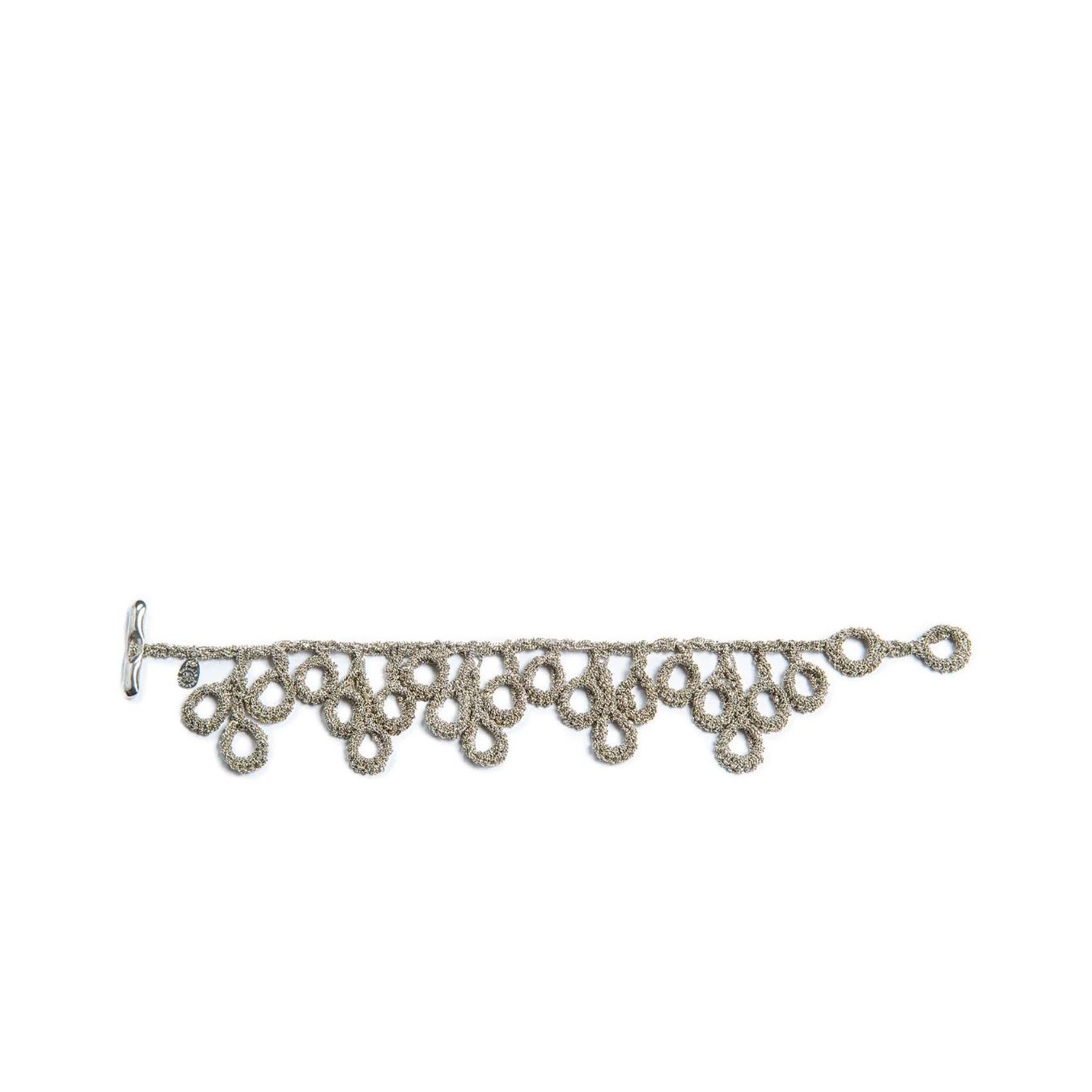 marcela salvador bracciale JUNKO in argento 925  aperto